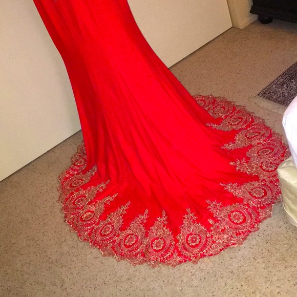 Baby online formal red Dress - Picture 4 of 11